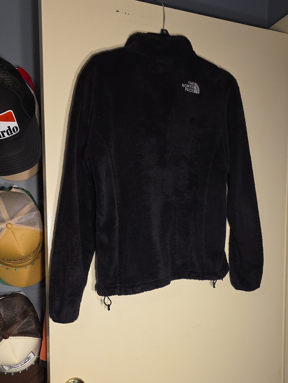 The North Face Black Fuzzy -Zip Up  Fleece Jacket Women